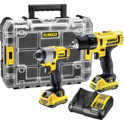 DeWalt / DeWalt DCK211D2T-GB 12V XR Cordless Drill Driver & Impact Driver Twin Pack 2 x 2.0Ah