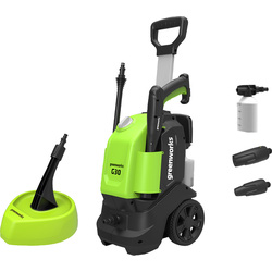 Greenworks / Greenworks G30 Pressure Washer including Patio Head & Brush 120 bar