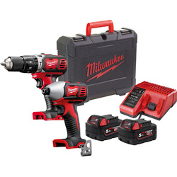 Milwaukee / Milwaukee M18 BPP2C-502C Heavy Duty Twin Pack 2 x 5.0Ah