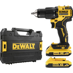 DeWalt / DeWalt DCD709D2T-GB 18V XR Brushless Compact Combi Drill 2 x 2.0Ah