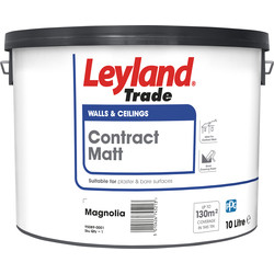 Leyland Trade / Leyland Trade Contract Matt Emulsion Paint 10L Magnolia