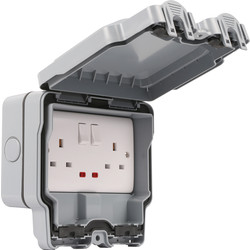 Wessex Electrical / Wessex IP66 13A DP Switched Socket 2 Gang