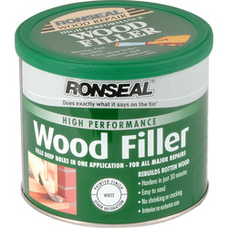 Ronseal / Ronseal High Performance Wood Filler White 550g